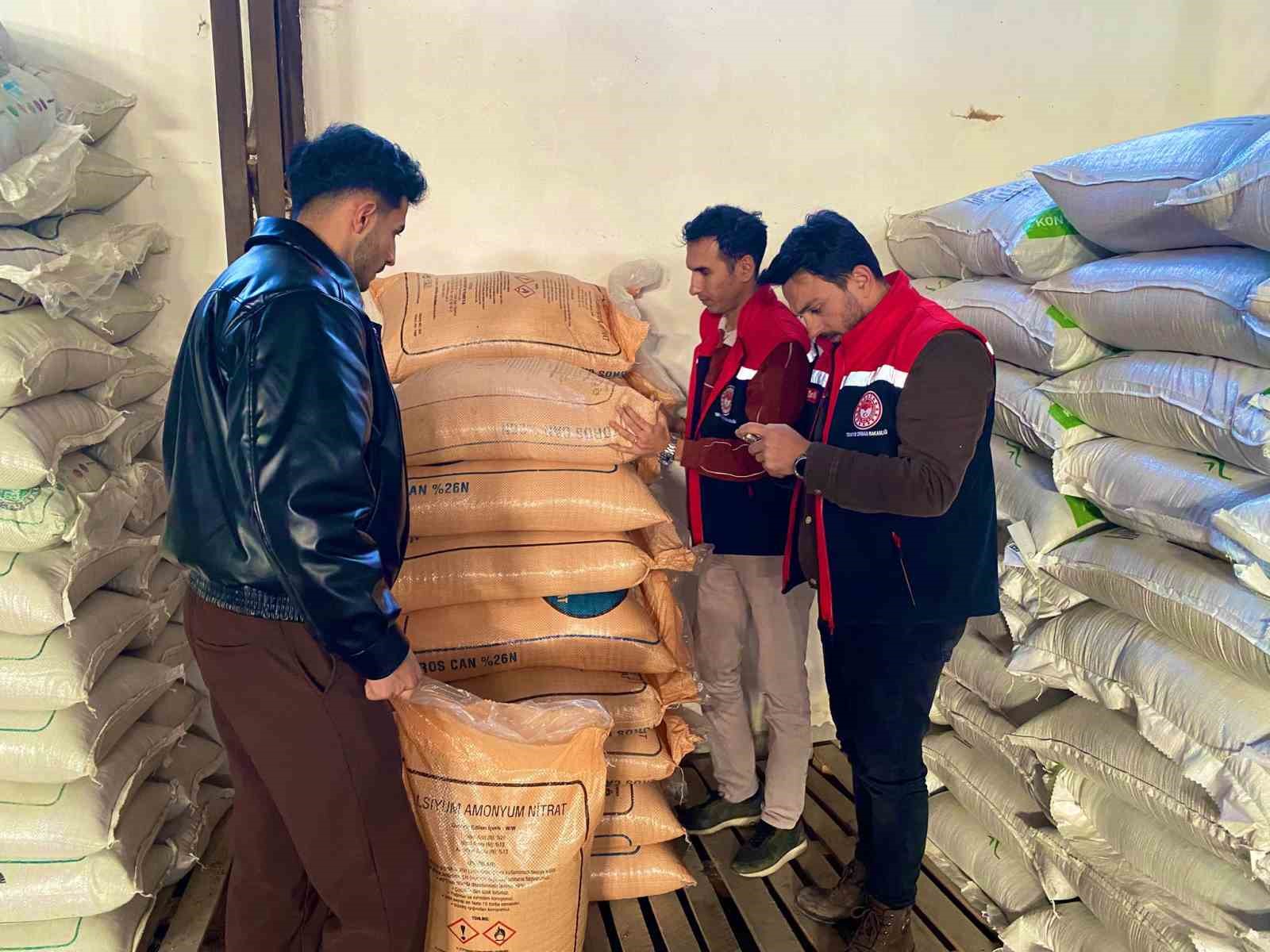 Bayburt’ta gübre denetimleri yapıldı