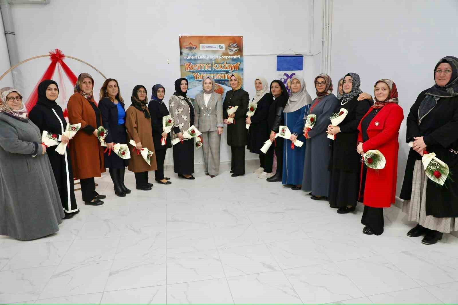 Kesme kadayıf yarışmasında ödüller sahiplerini buldu