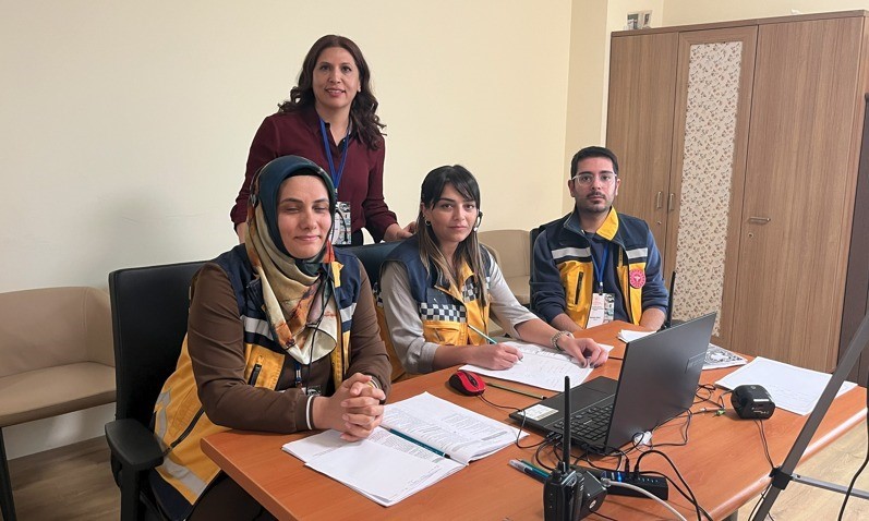 Karaman’da kontrol merkezi çalışanlarına 