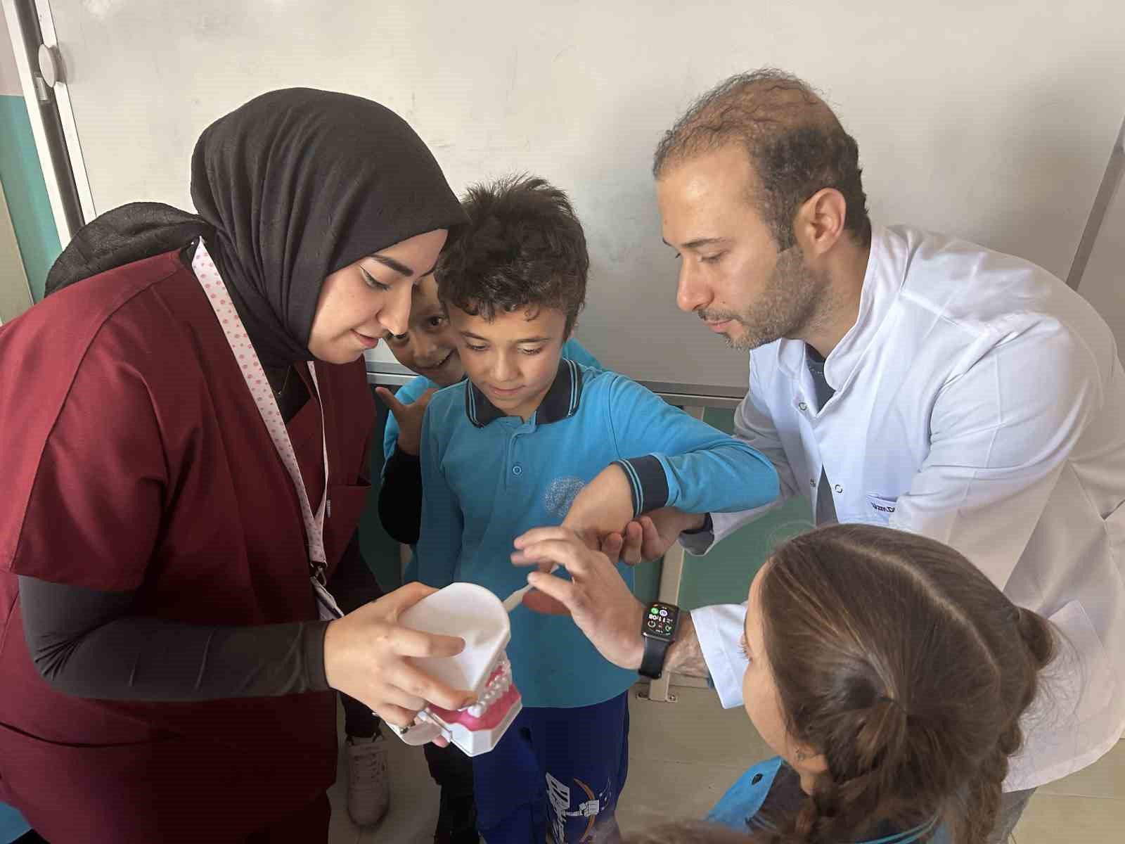 OMÜ’den minik kalplere sağlık dokunuşu
