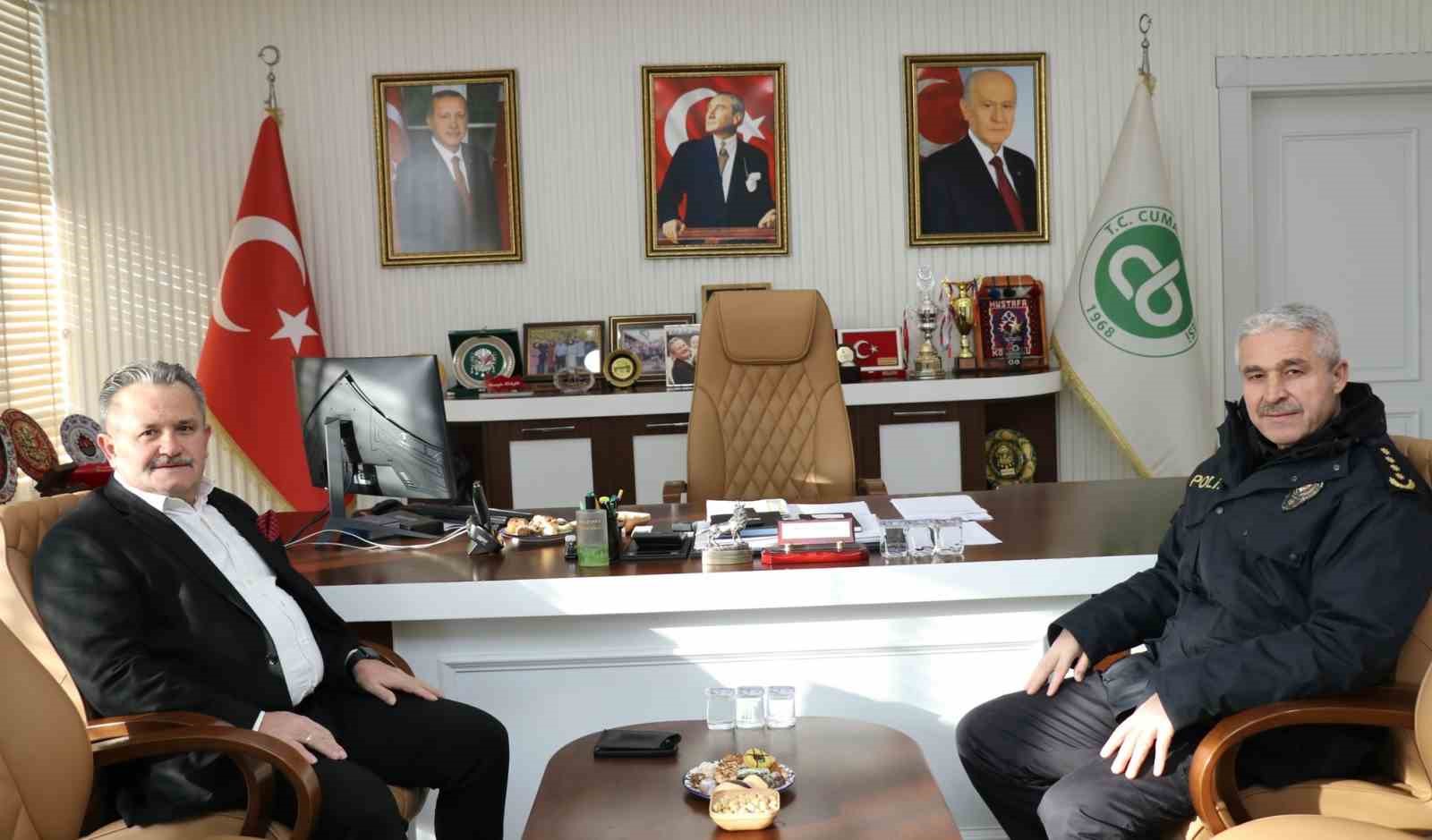 Başkan Koloğlu, Emniyet Müdürü Ergüder’i ağırladı