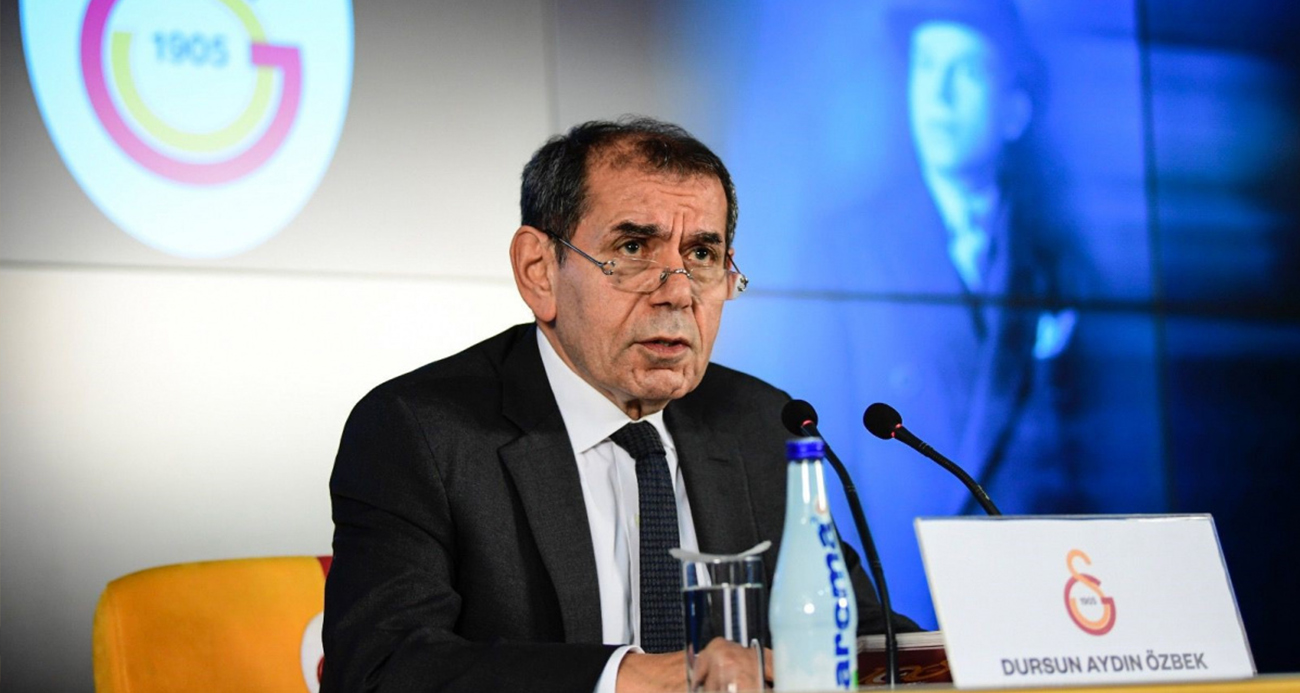 Galatasaray Başkanı Dursun Özbek konuşuyor