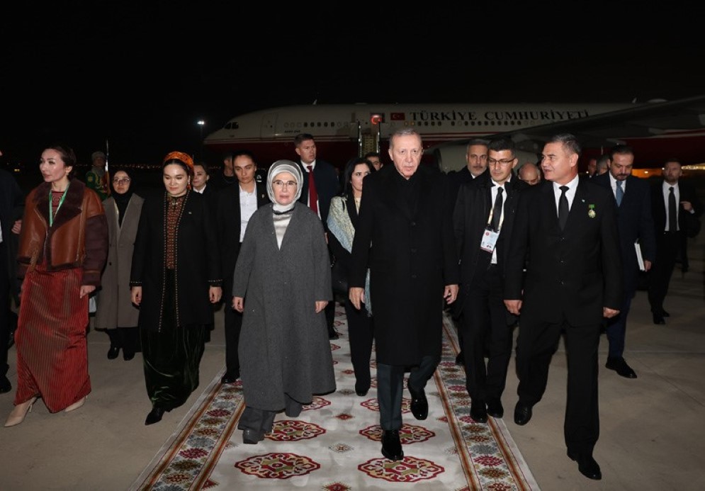 Cumhurbaşkanı Erdoğan Türkmenistan'da