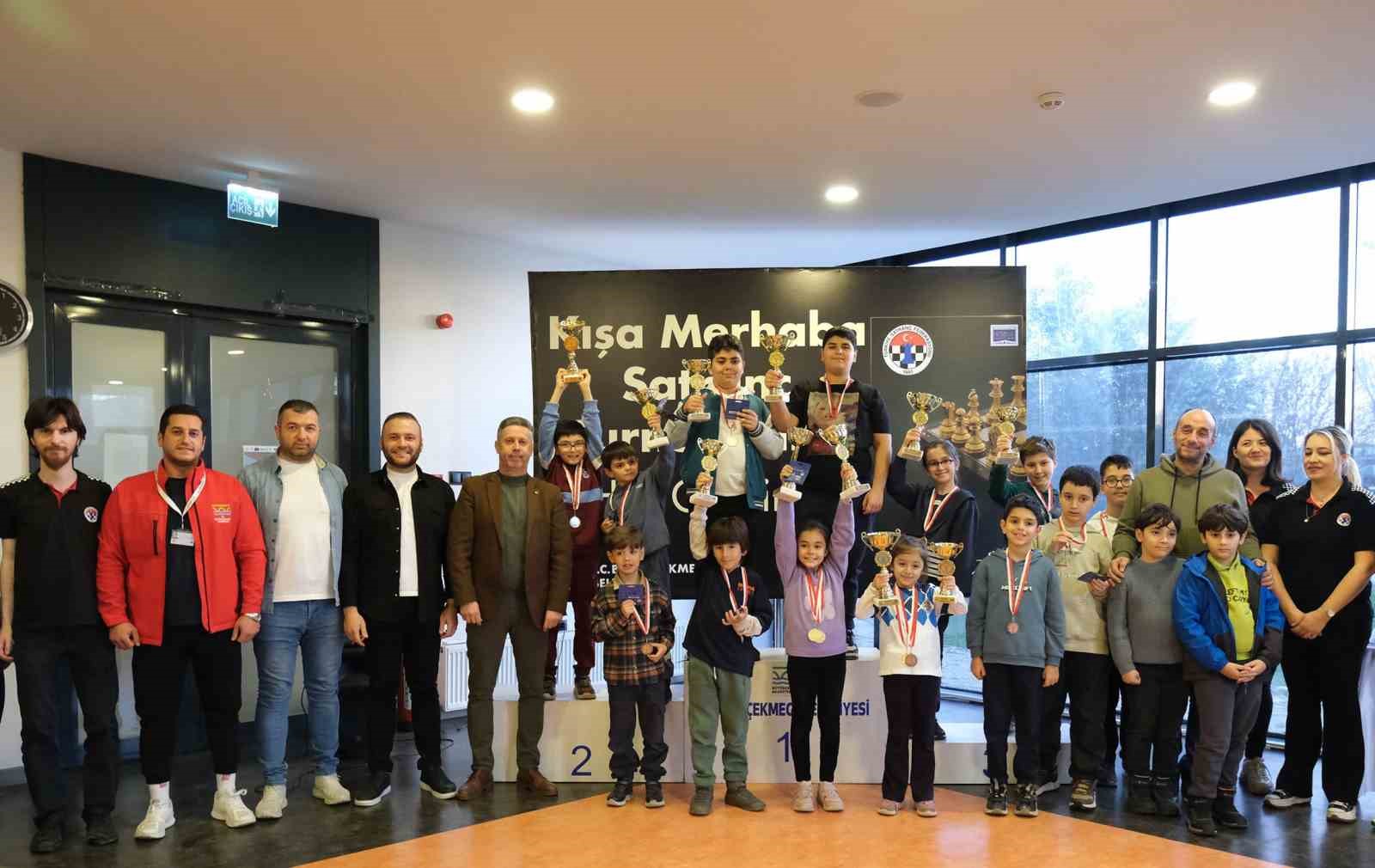 Büyükçekmece’de Kışa Merhaba Hızlı Satranç Turnuvası nefesleri kesti