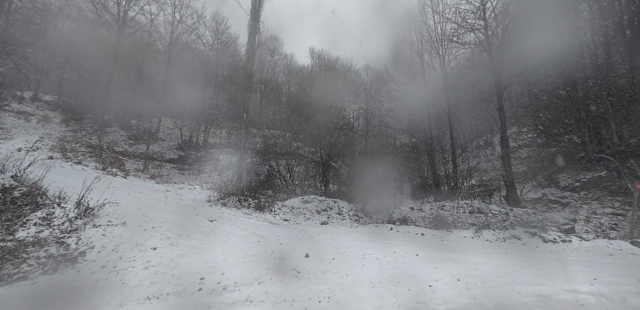 Tokat’ın yüksek  kesimlerinde kar yağışı etkili oldu