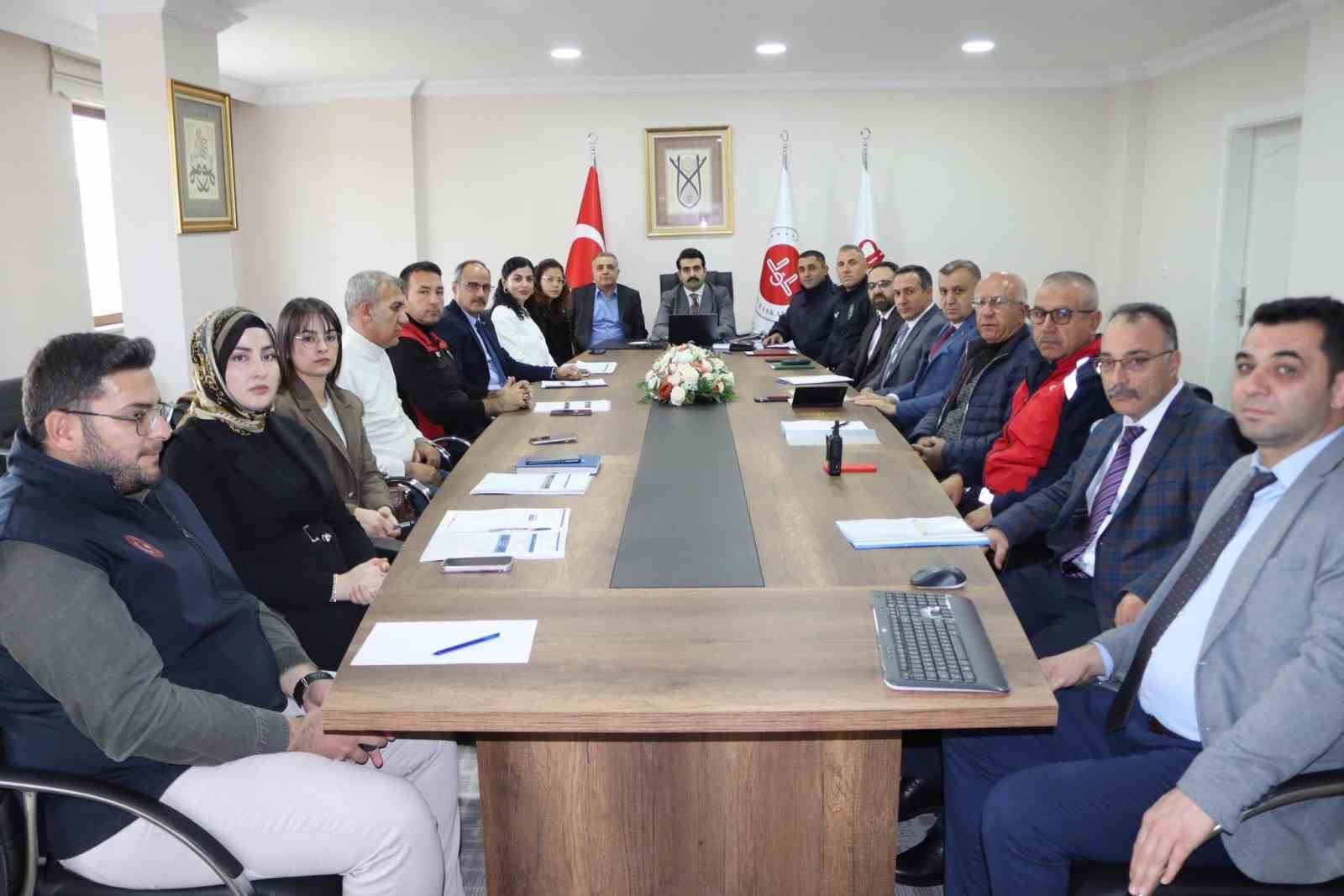 Tomarza’da İlçe Afet Koordinasyon Kurulu Toplantısı yapıldı