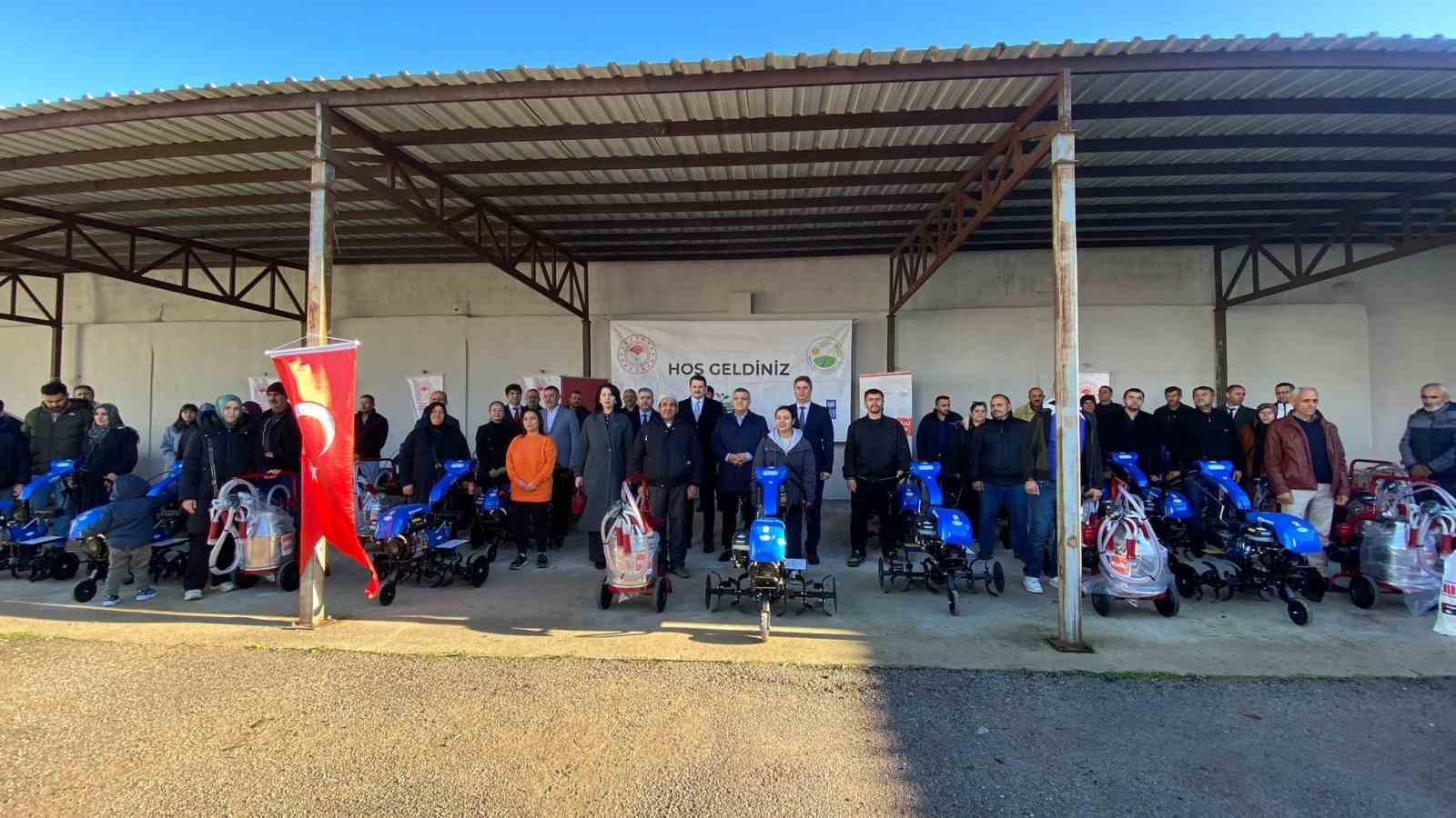 Sinop’ta üreticiye yüzde 100 hibeli makine desteği