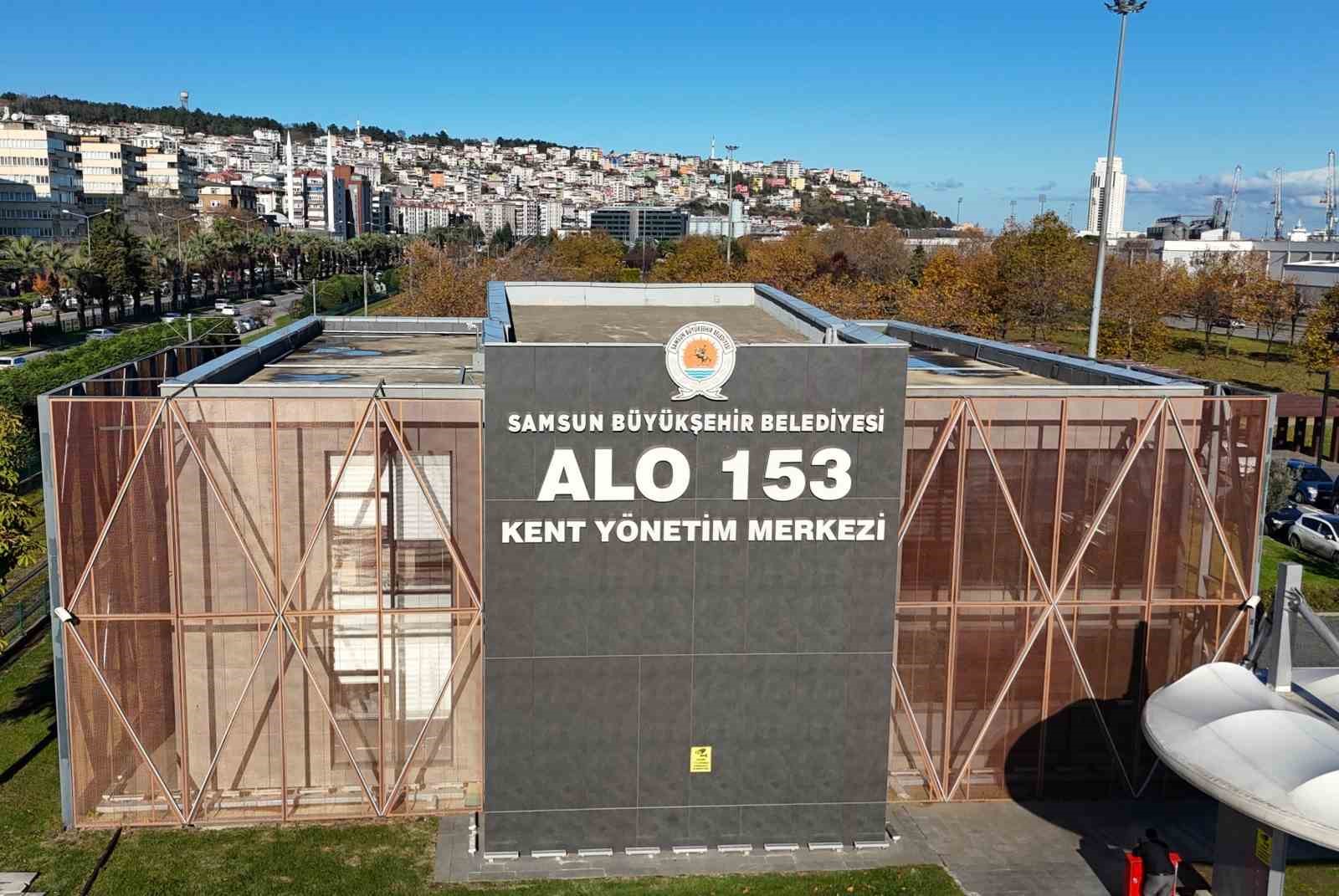 Samsun’da ALO 153’e 1 milyonu aşkın çağrı, yüzde 93,96 başarı