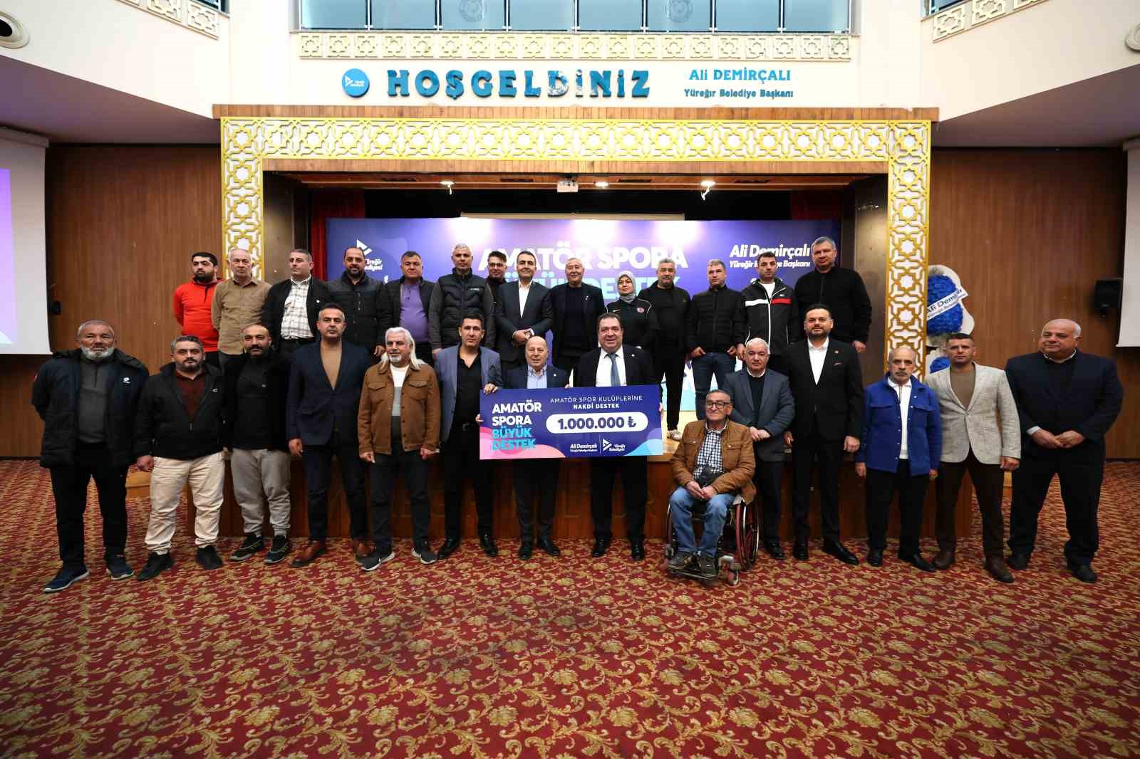 Yüreğir Belediyesinden amatör spora 1 milyon TL’lik destek