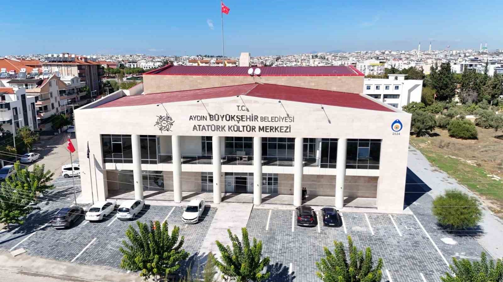 Aydın Büyükşehir Belediyesi Atatürk Kültür Merkezi Didim’de hizmete açıldı