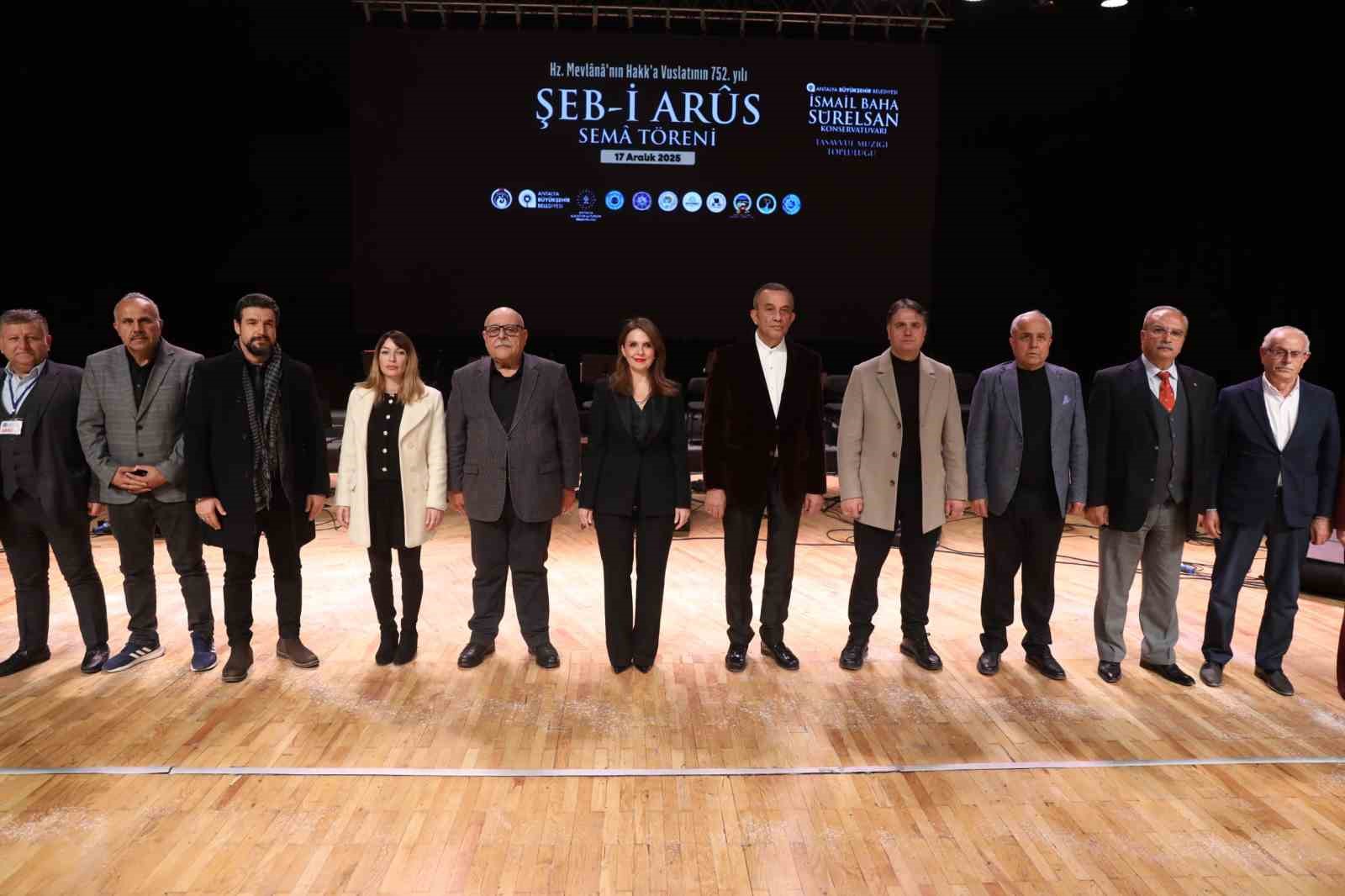 Antalya Büyükşehir Belediyesi Hz. Mevlânâ’yı andı