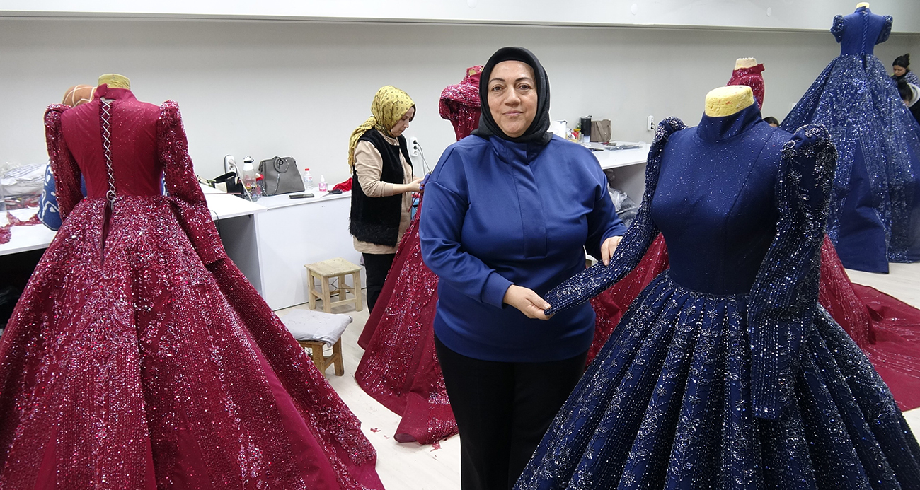 Kiraladığı gelinlik hayatını değiştirdi