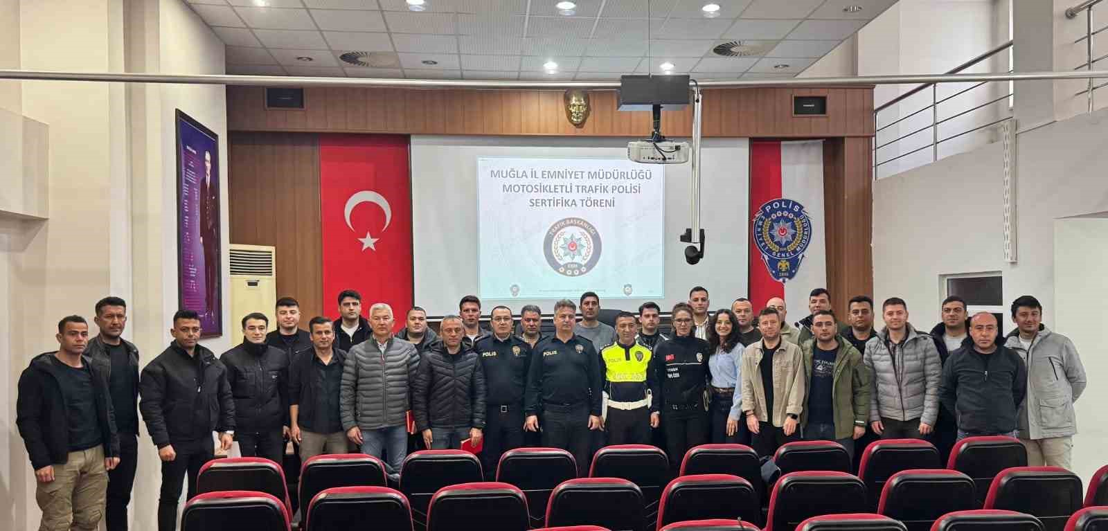 Muğla’da 25 yeni personel sertifikasını aldı