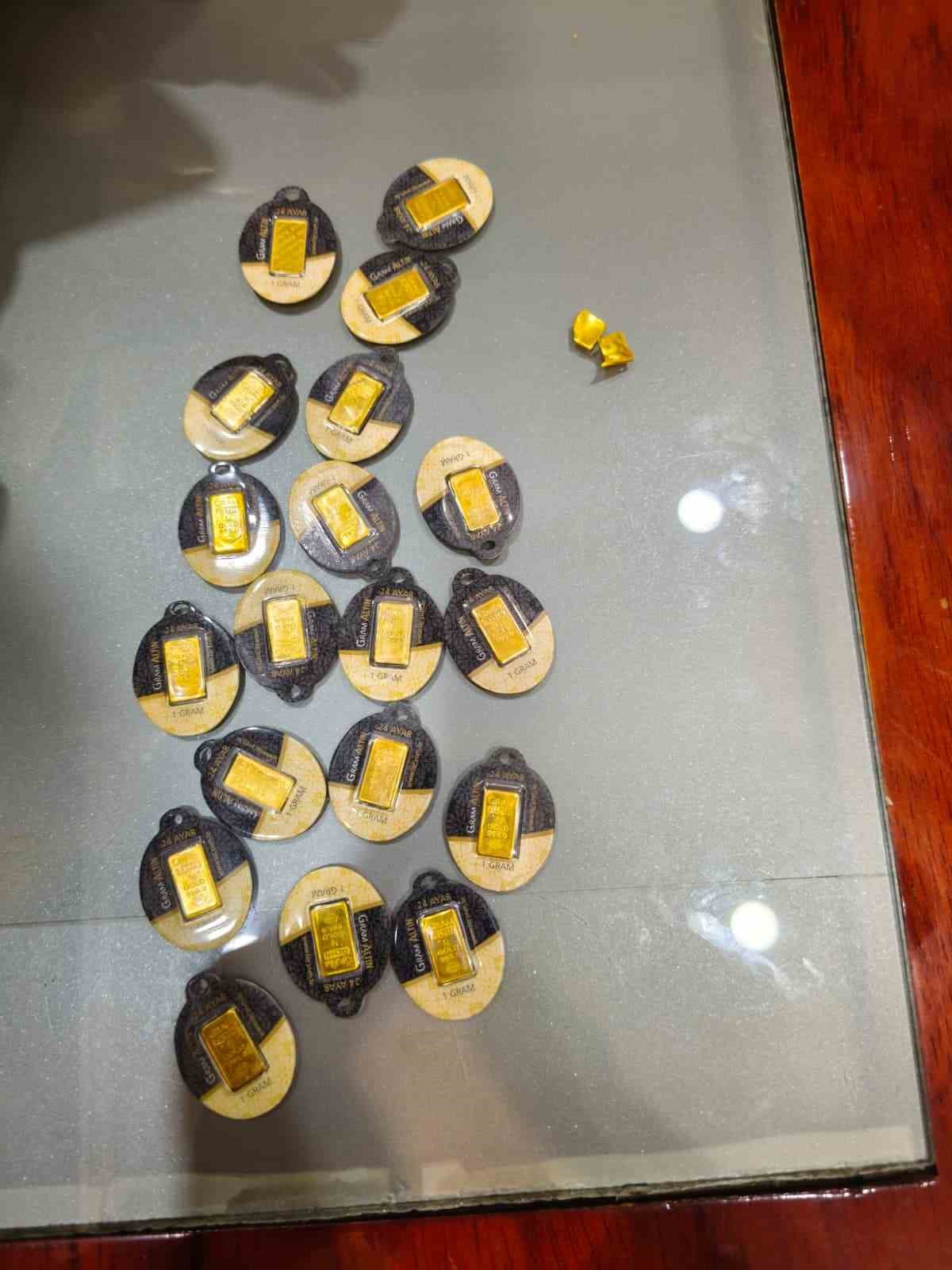 Kırşehir’de sahte altın oyununu kuyumcunun dikkati bozdu