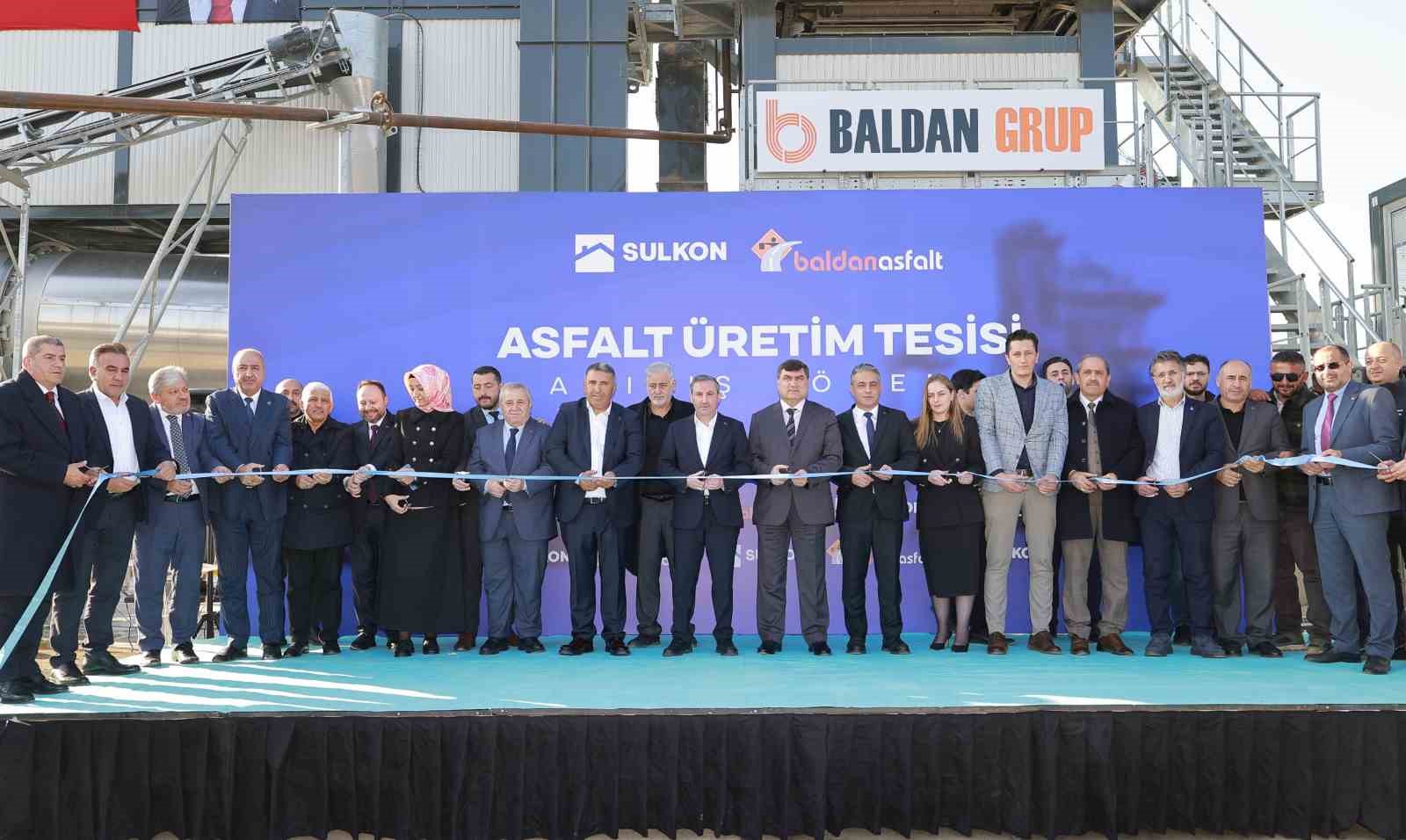 Sultanbeyli’de asfalt üretim tesisi açıldı