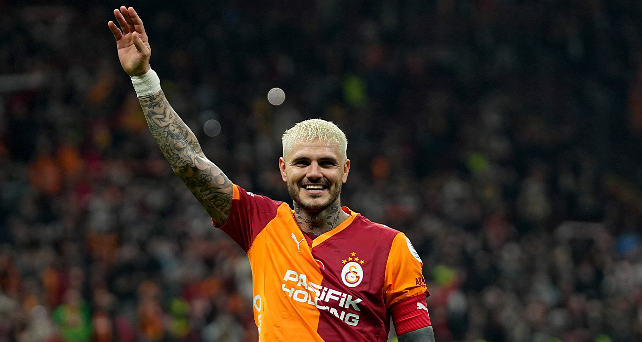 Galatasaray’da maç sonu üçlüsü Mauro Icardi’den