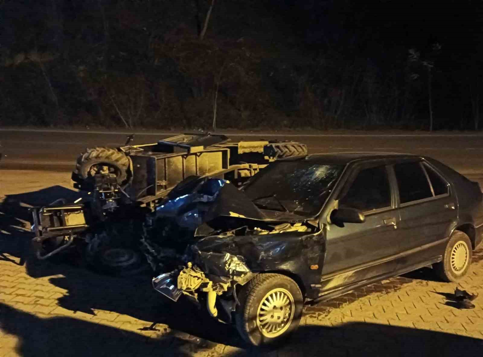 Ordu’da patpat ile otomobil çarpıştı: 2 yaralı