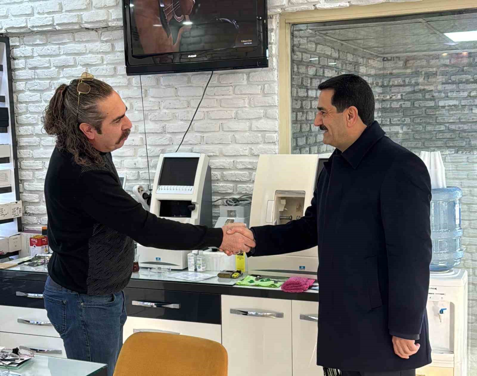 Başkan Taşkın’dan esnaf ziyareti