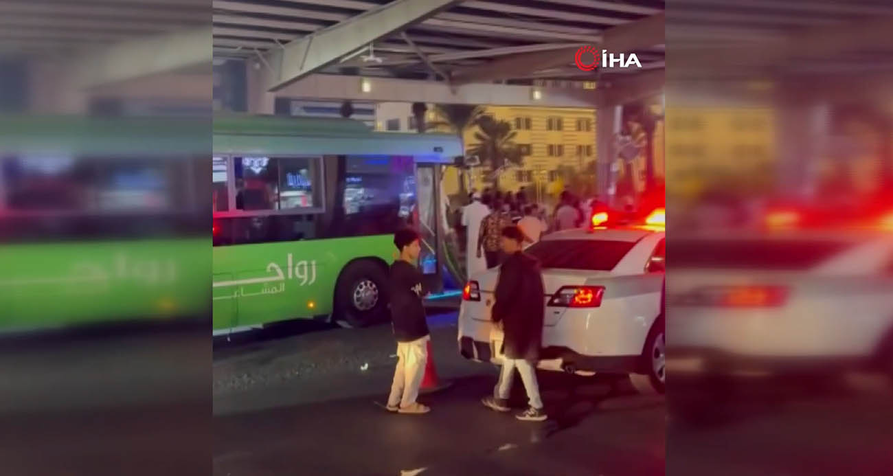 Mekke'de ring otobüsü Mahbes'ül Cin'de Türk kafilesine çarptı: 1 ölü, 2 yaralı