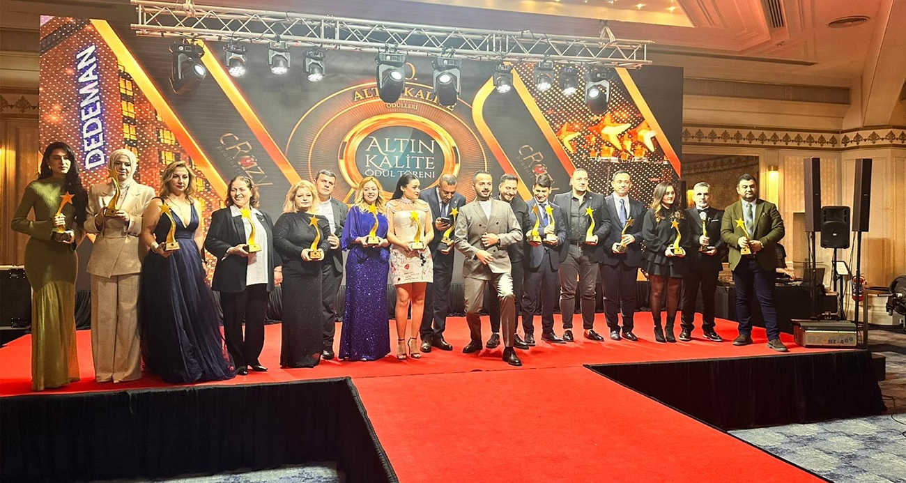 10. Uluslararası Altın Kalite Ödülleri sahiplerini buldu