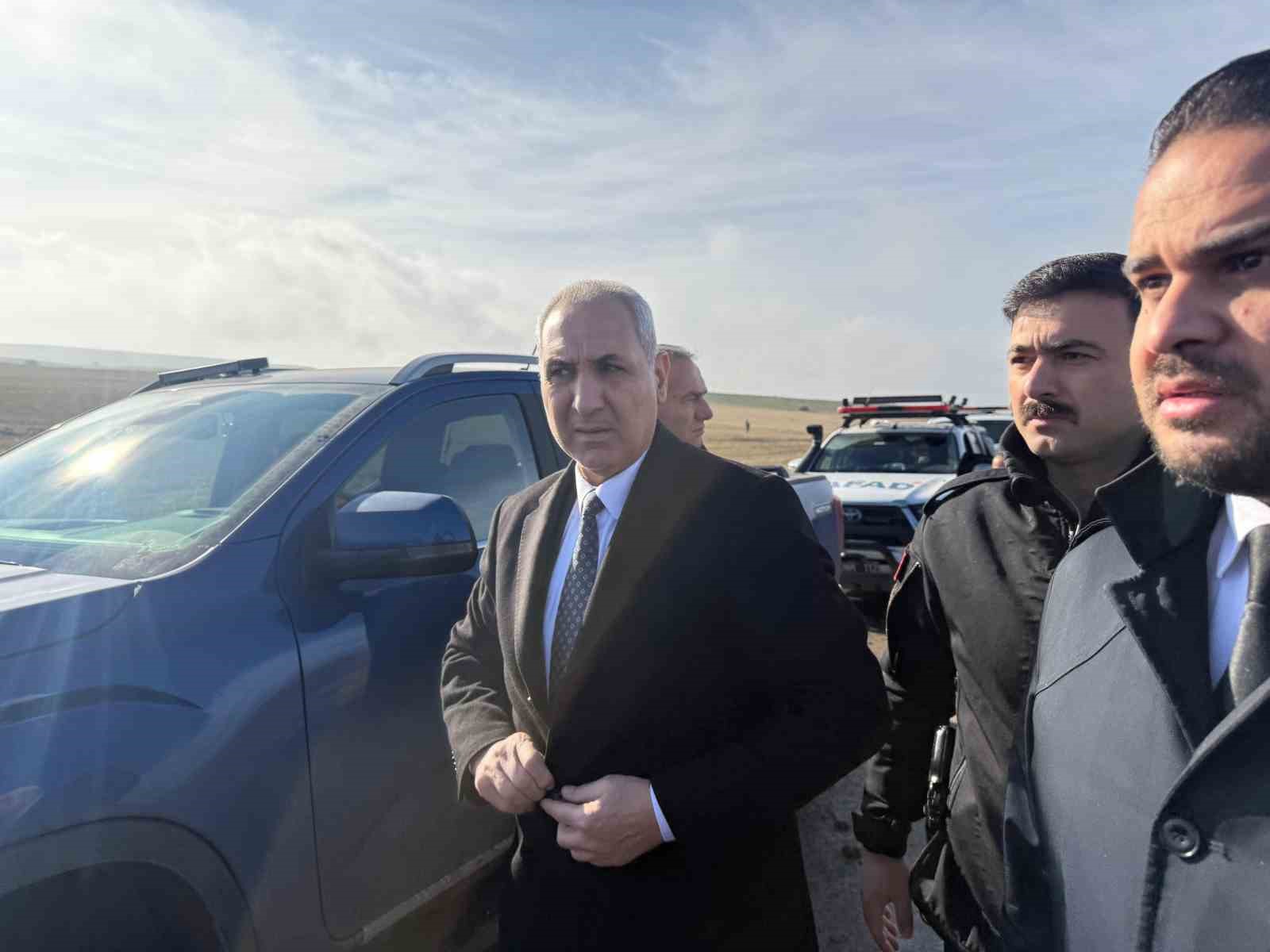 Libya’dan gelen askeri heyet uçak kazasının yaşandığı bölgede