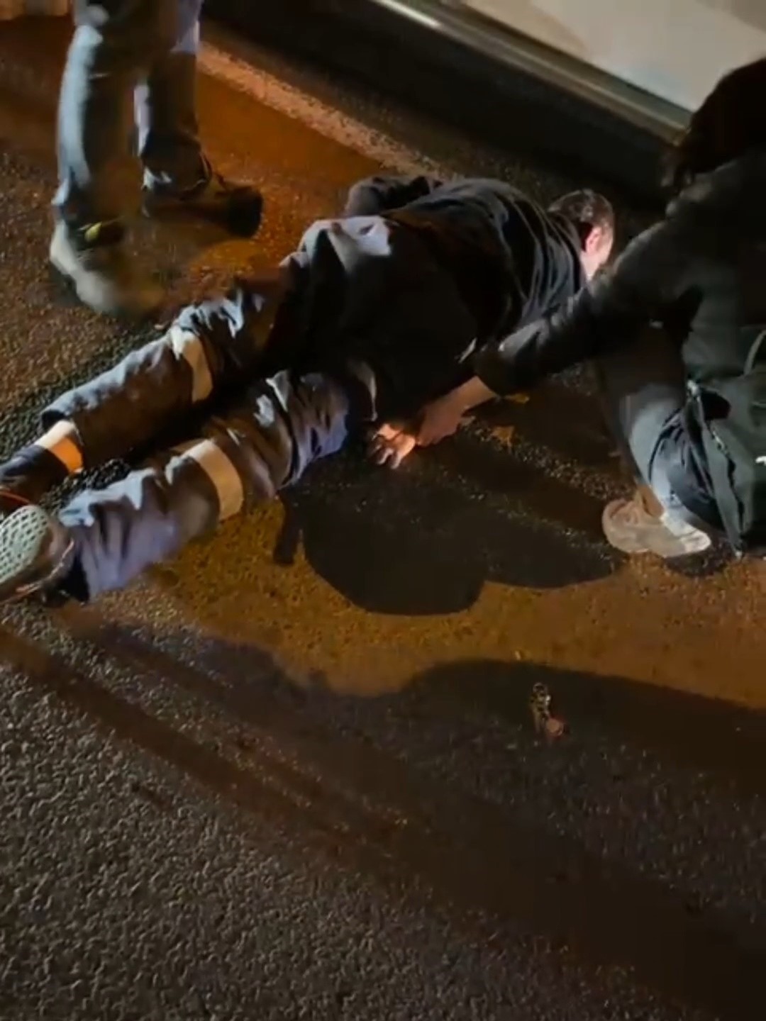 Tekirdağ’da motosikletin çarptığı yaya yaralandı