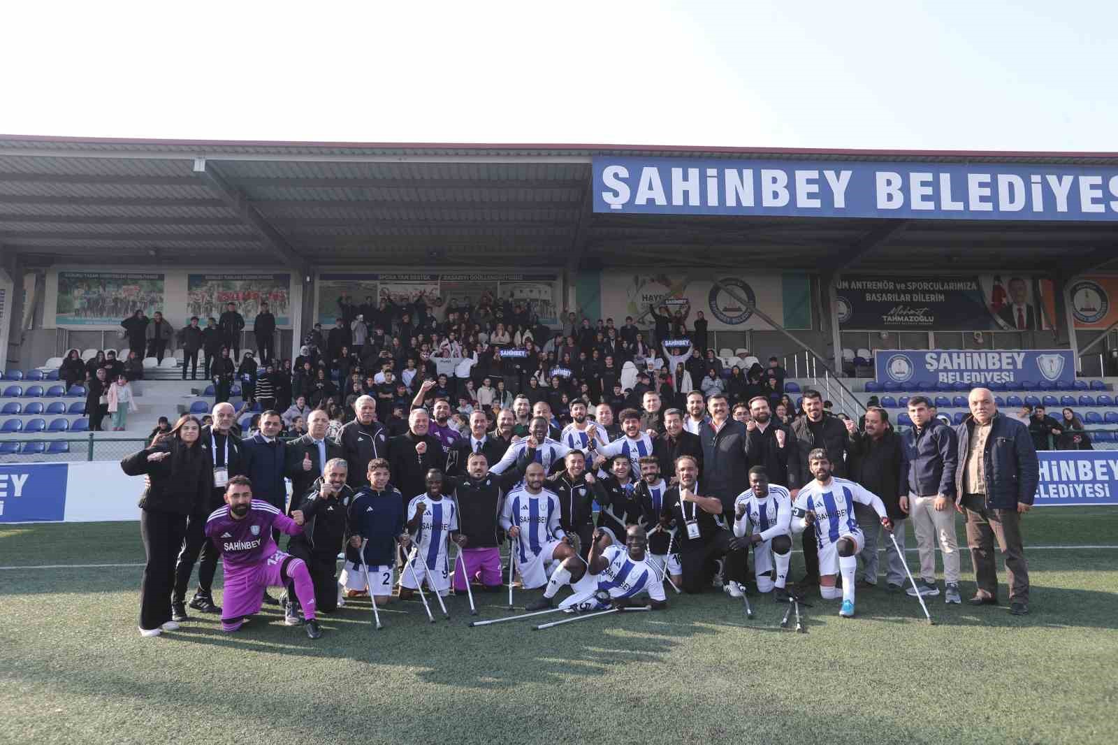 Şahinbey Ampute’den 2-1’lik galibiyet