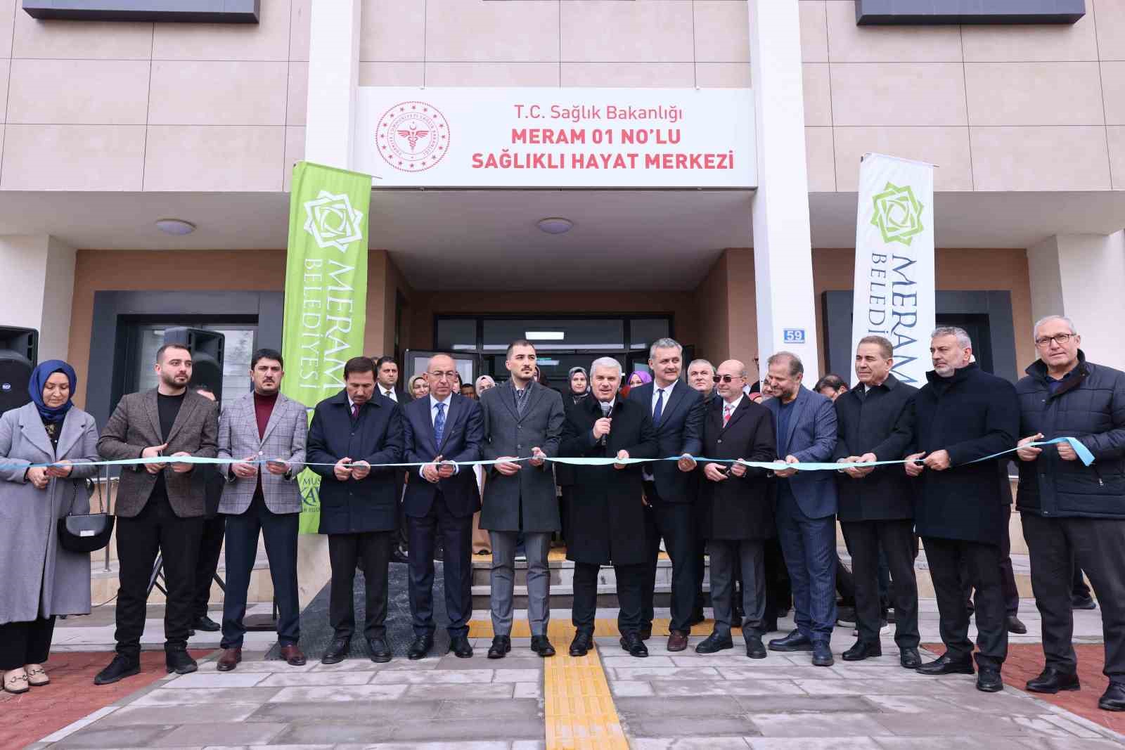 Meram’da Aymanas ASM ve Sağlıklı Hayat Merkezi açıldı