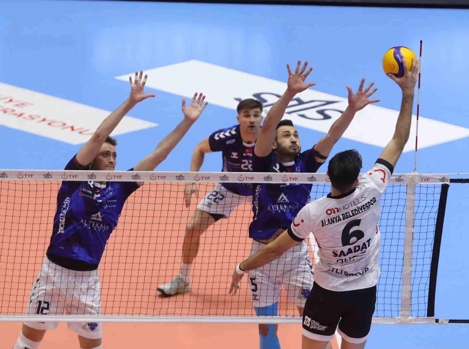 Efeler Ligi: Altekma: 2 - Alanya Belediyespor: 2