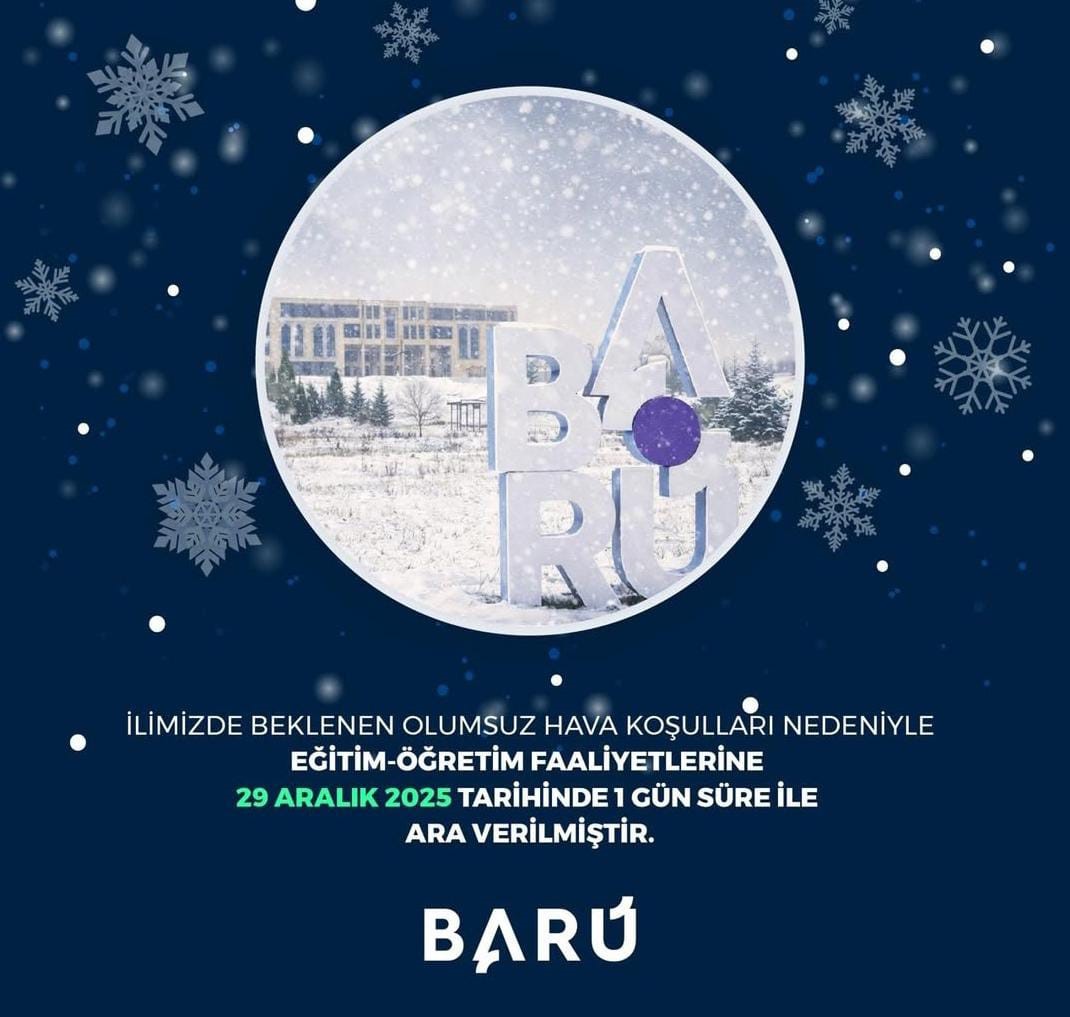 Bartın Üniversitesi’nde eğitime kar tatili