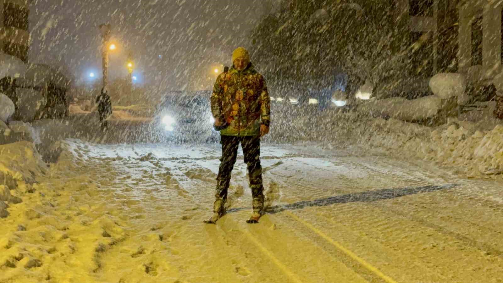 Karabük’te kar çilesi ve eğlence bir arada