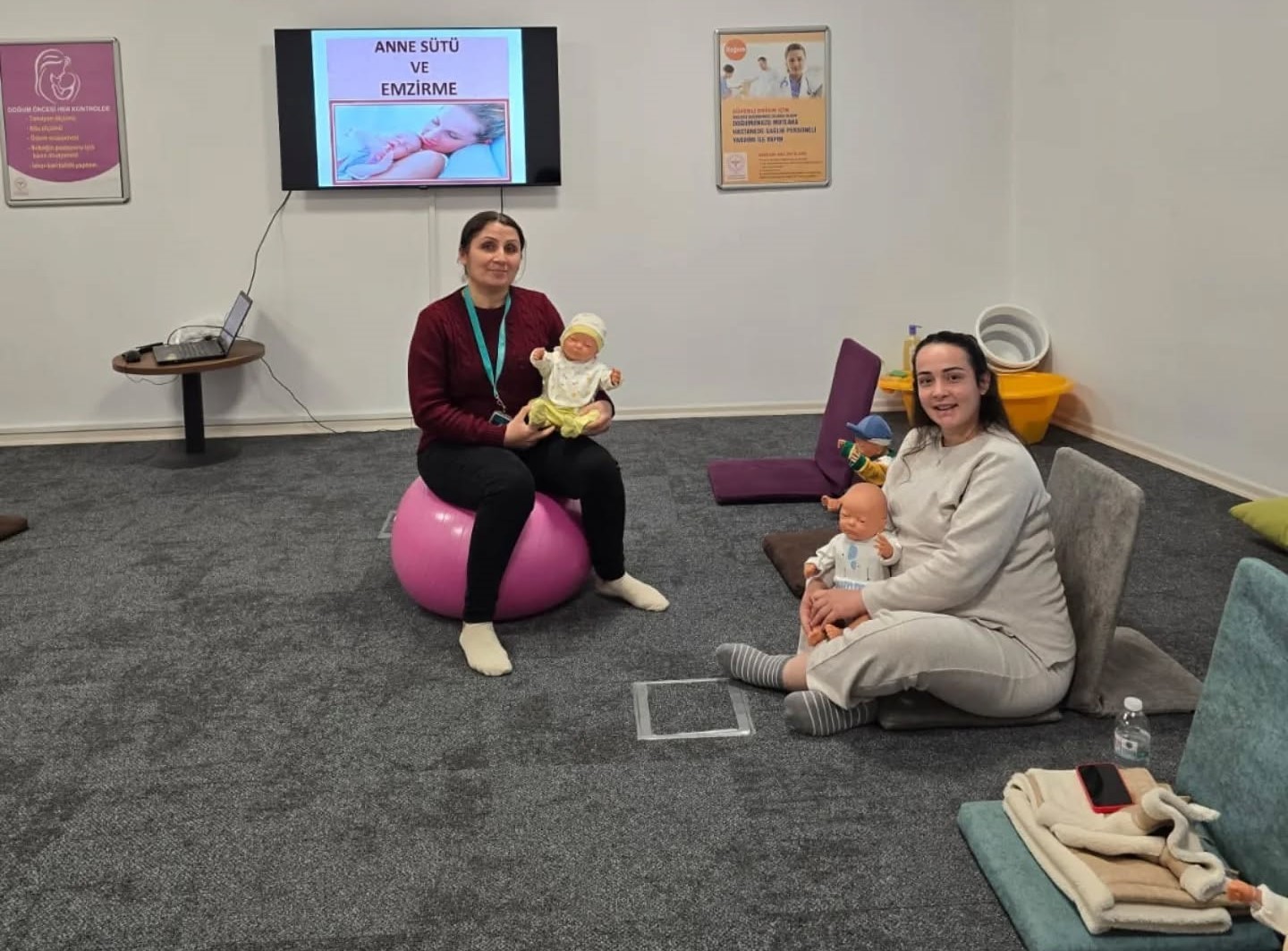 Nazilli’de gebe okulunda eğitimler sürüyor