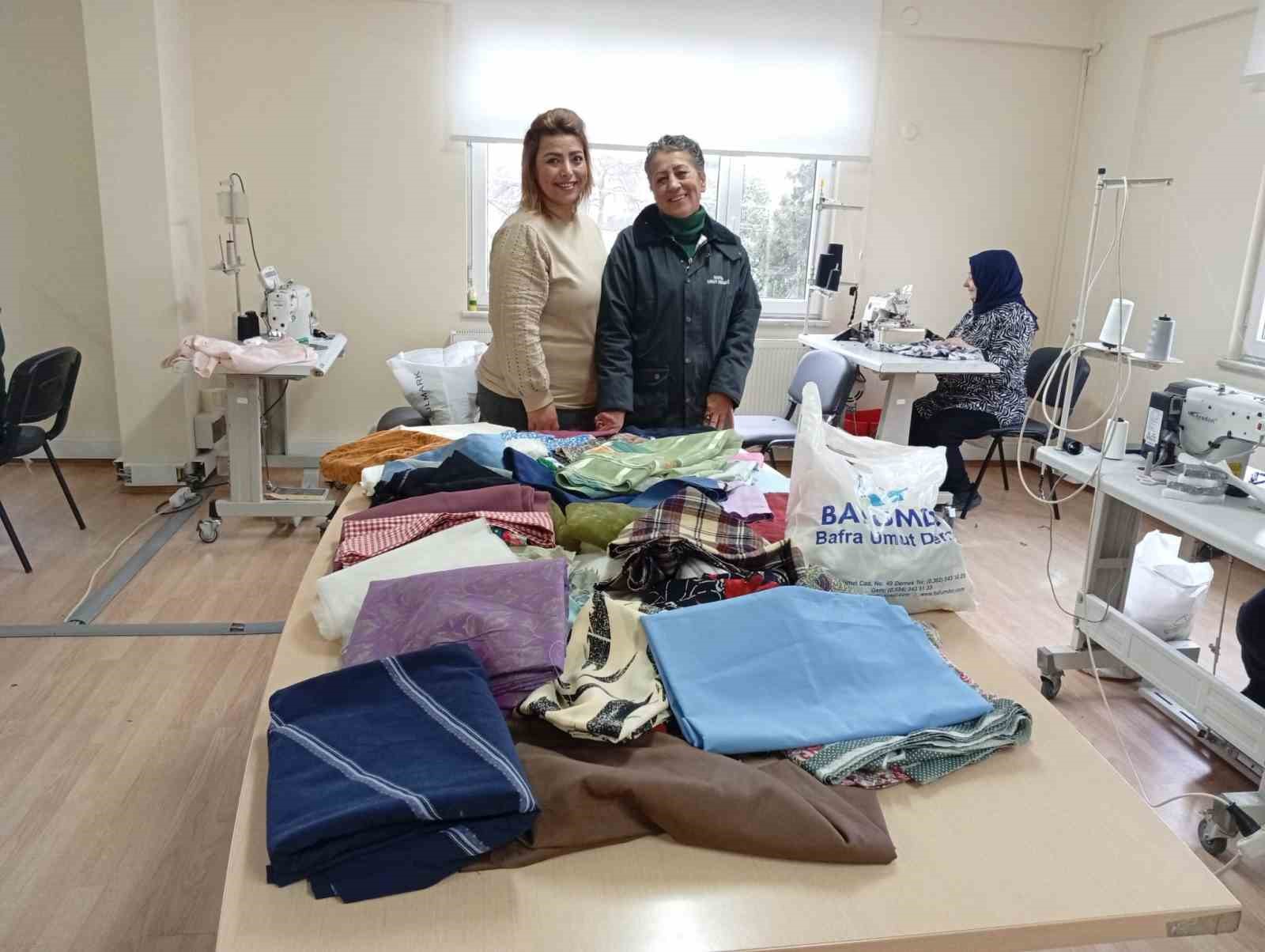 ADEM kursiyerlerine malzeme desteği