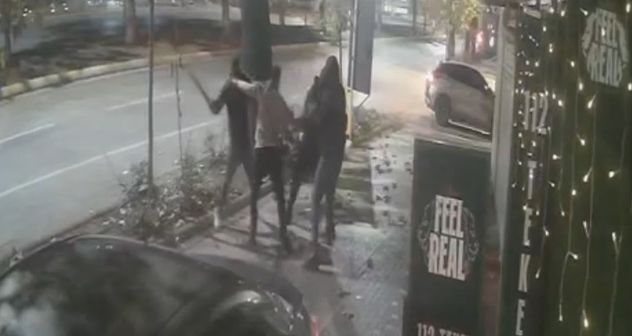 Ellerinde beyzbol sopası yüzlerinde kar maskesiyle gece yarısı vatandaşa kabusu yaşattılar