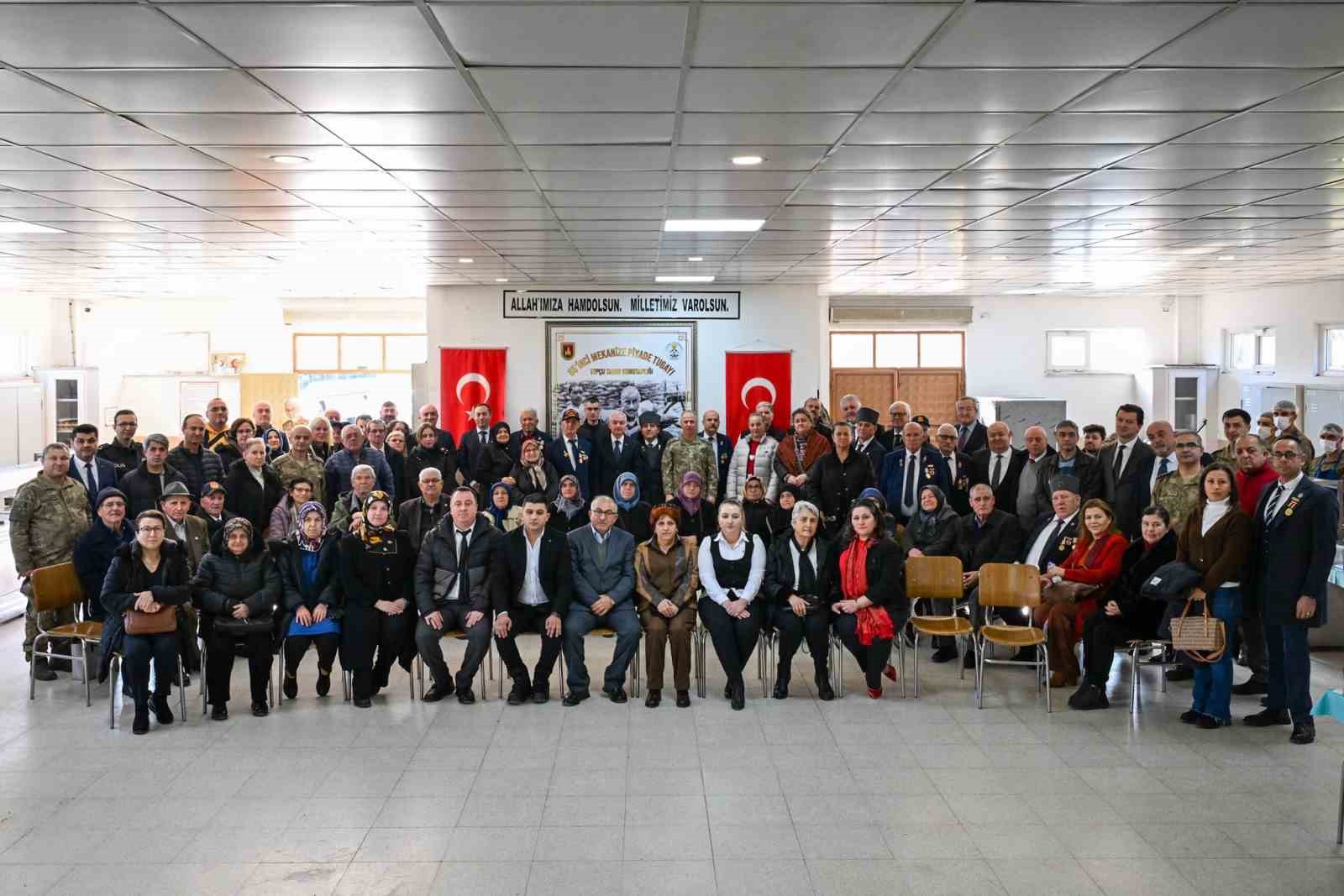 65. Mekanize Piyade Tugay Komutanlığı şehit aileleri ve gazileri ağırladı