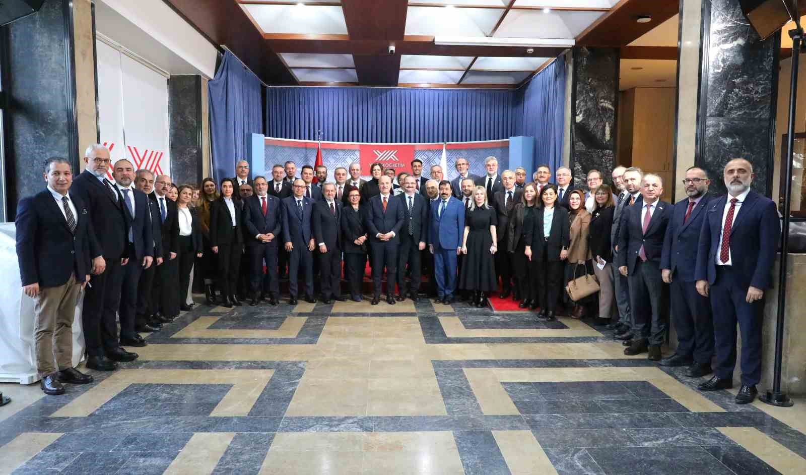 Rektör Hacımüftüoğlu, YÖK’te düzenlenen 