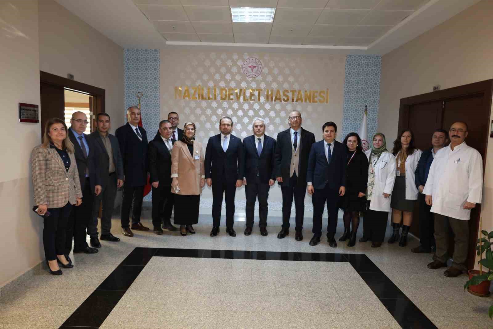 Nazilli’deki sağlık hizmetleri yerinde incelendi