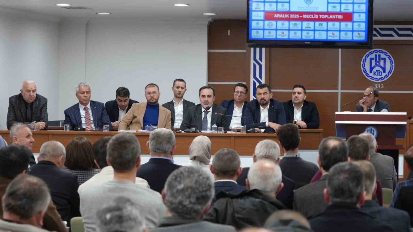 KTO Başkanı Selçuk Öztürk: 