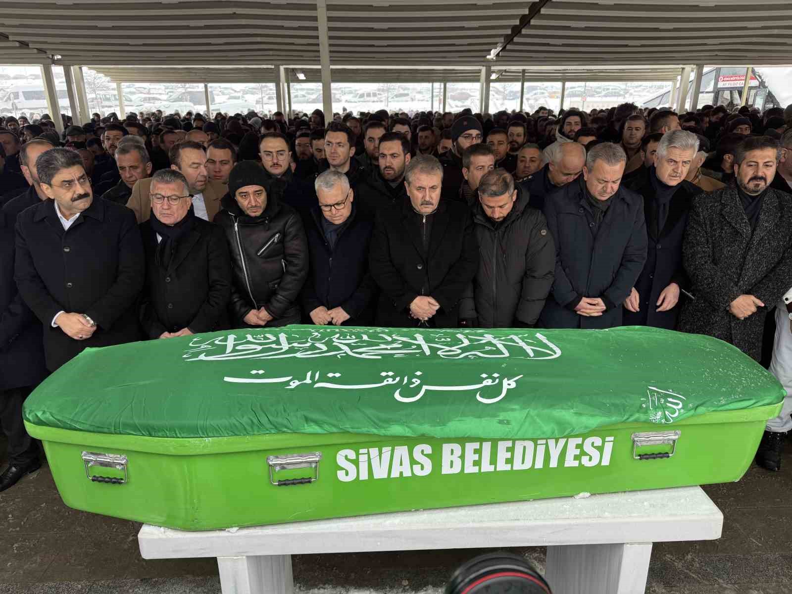 BBP Sivas İl Başkanı Ahmet Polat, son yolculuğuna uğurlandı