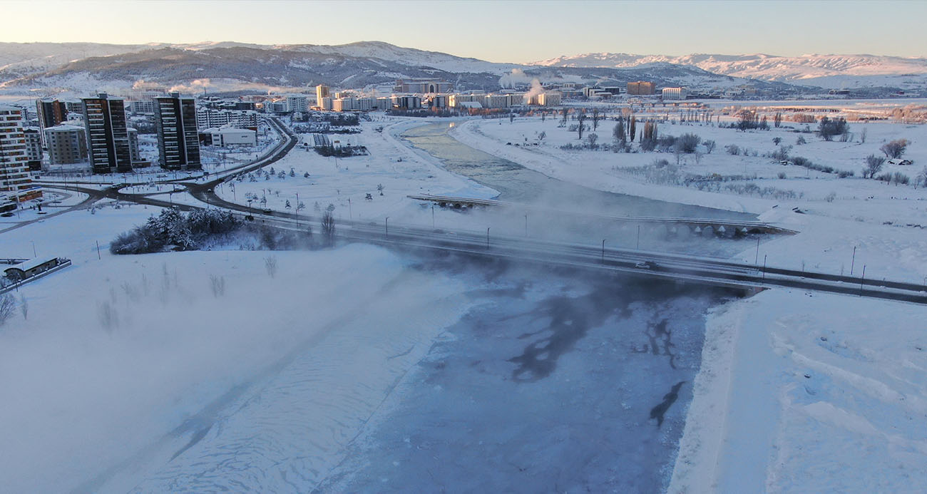 Sivas’ta termometreler eksi 19 dereceyi gösterdi