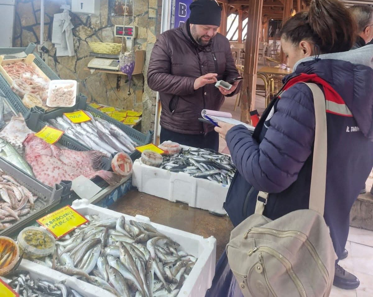 Tekirdağ’da perakende balık satış yerlerine denetim
