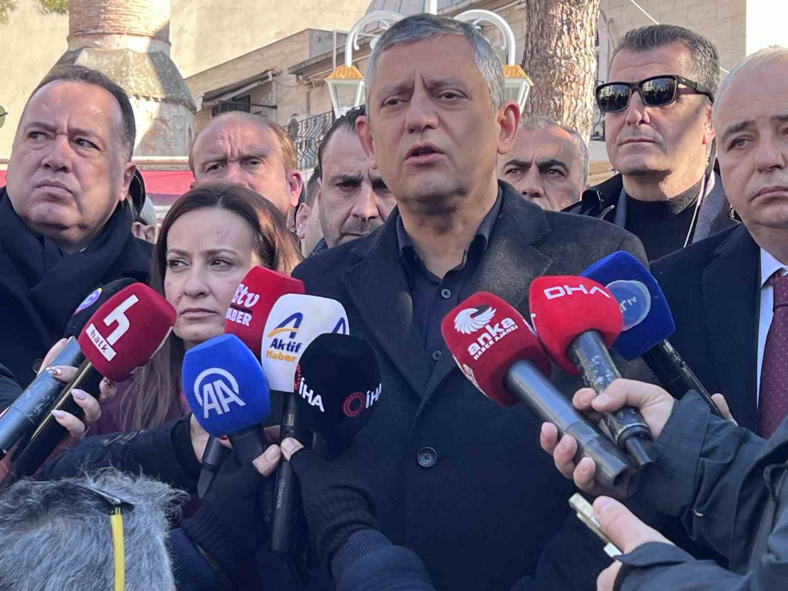 CHP Genel Başkanı Özel: 