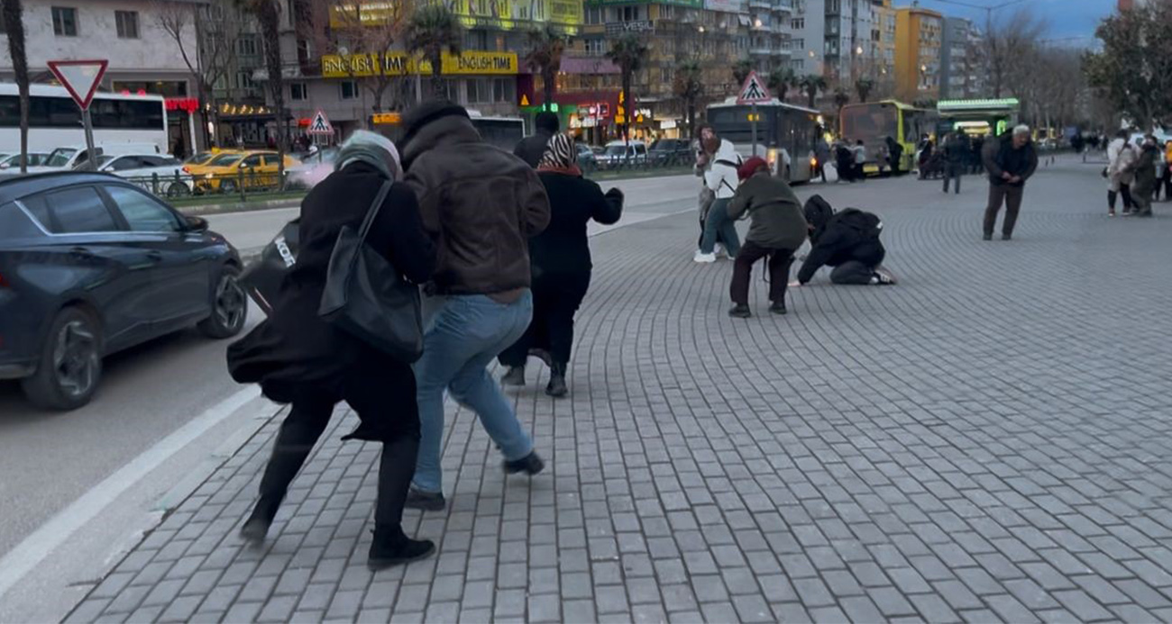 Fırtınada uçmamak için yerlere böyle yattılar