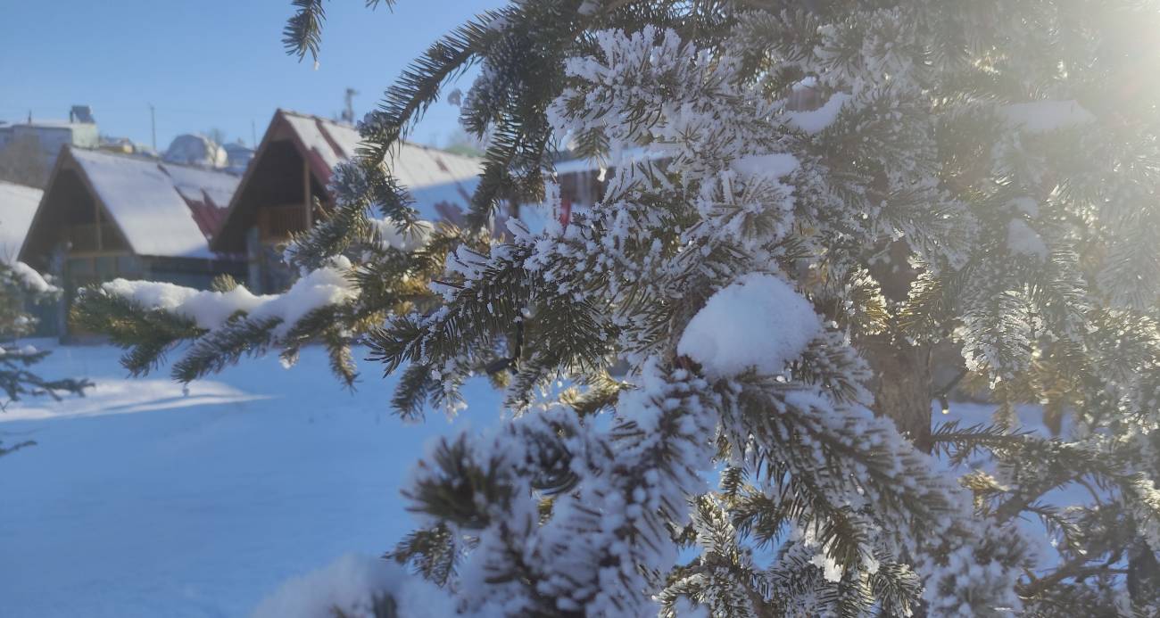 Ardahan’da Sibirya soğukları başladı, Göle eksi 36’yı gördü