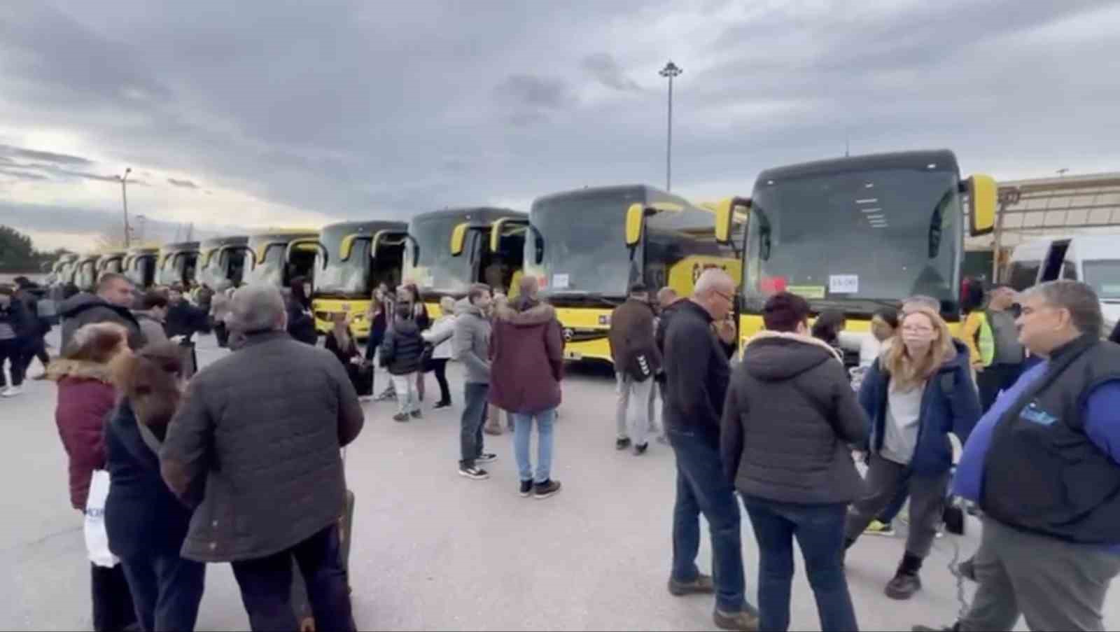 Bursa Terminali’nde yılbaşı dönüş yoğunluğu