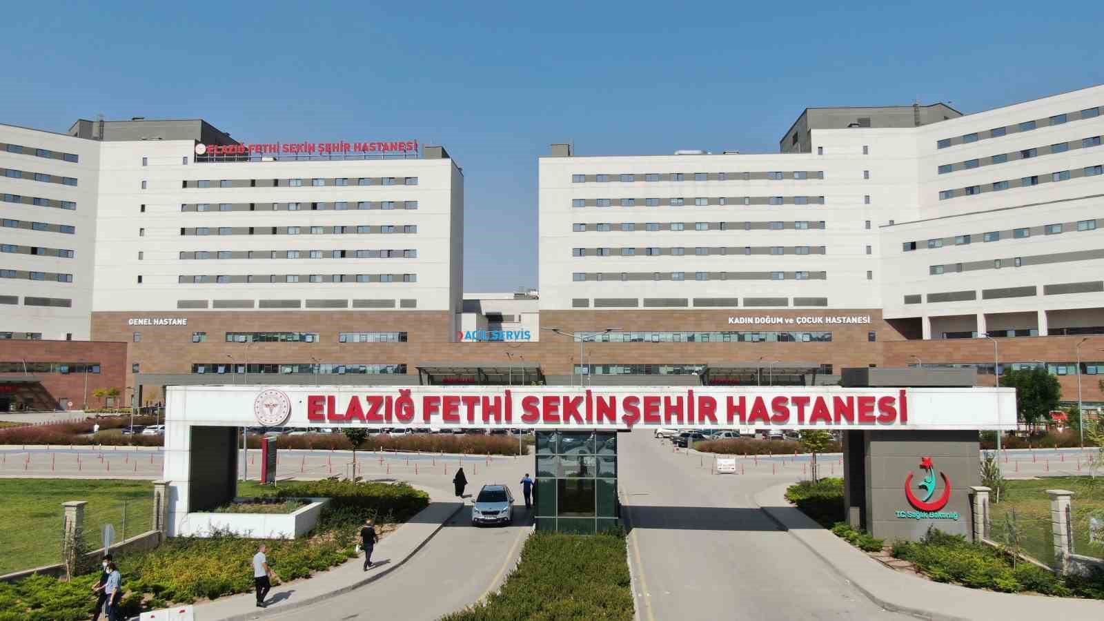 Elazığ Fethi Sekin Şehir Hastanesi’nde 1 yılda 2 milyon 810 bin hasta tedavi edildi