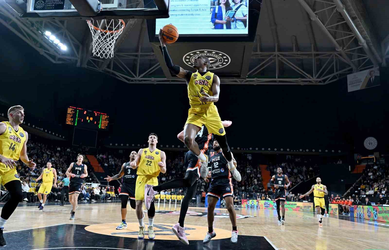 Basketbol Şampiyonlar Ligi: Mersinspor: 65 - Le Mans Sarthe Basket: 92