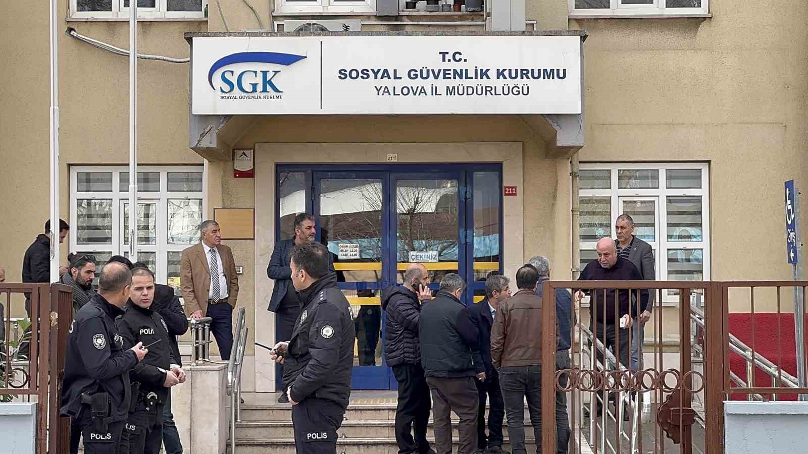 Yalova SGK İl Müdürlüğü avukatına silahlı saldırı