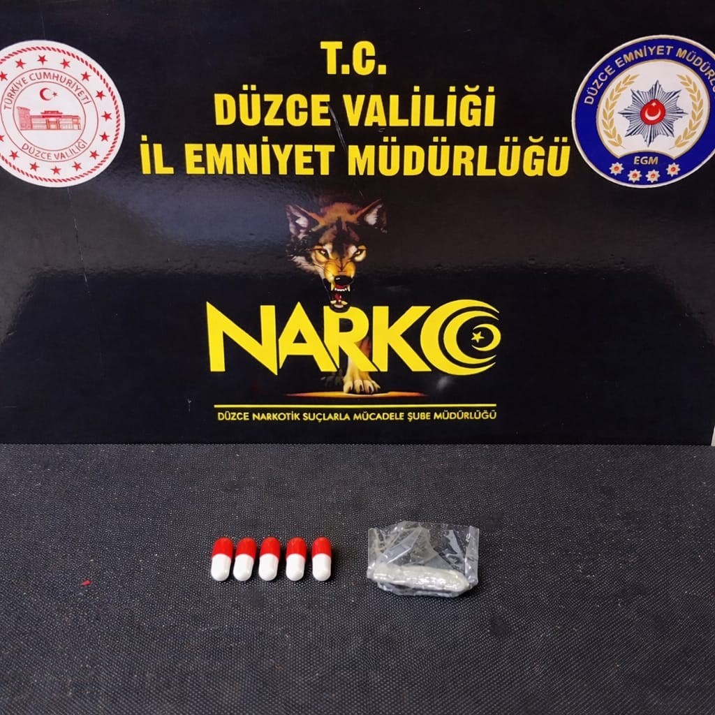 Düzce’de uyuşturucu operasyonunda 1 tutuklama