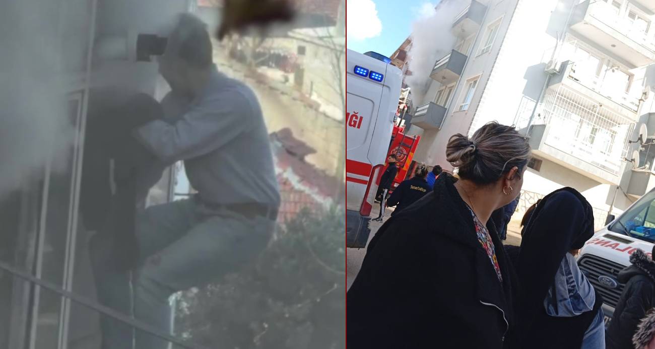Bursa’da yangın faciası...Yatalak adam alev kapanında kaldı